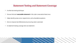 ISTQB Foundation Level – Chapter 4: Test Design Techniques | PPTX