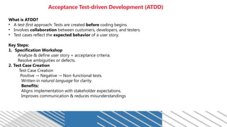 ISTQB Foundation Level – Chapter 4: Test Design Techniques | PPTX