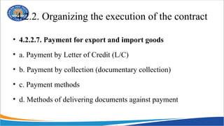 Comprehensive Management of International Commercial Contract Execution ...