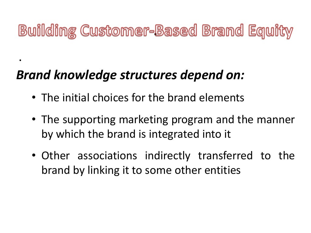 Chap 4,choosing brand elements to build brand equity