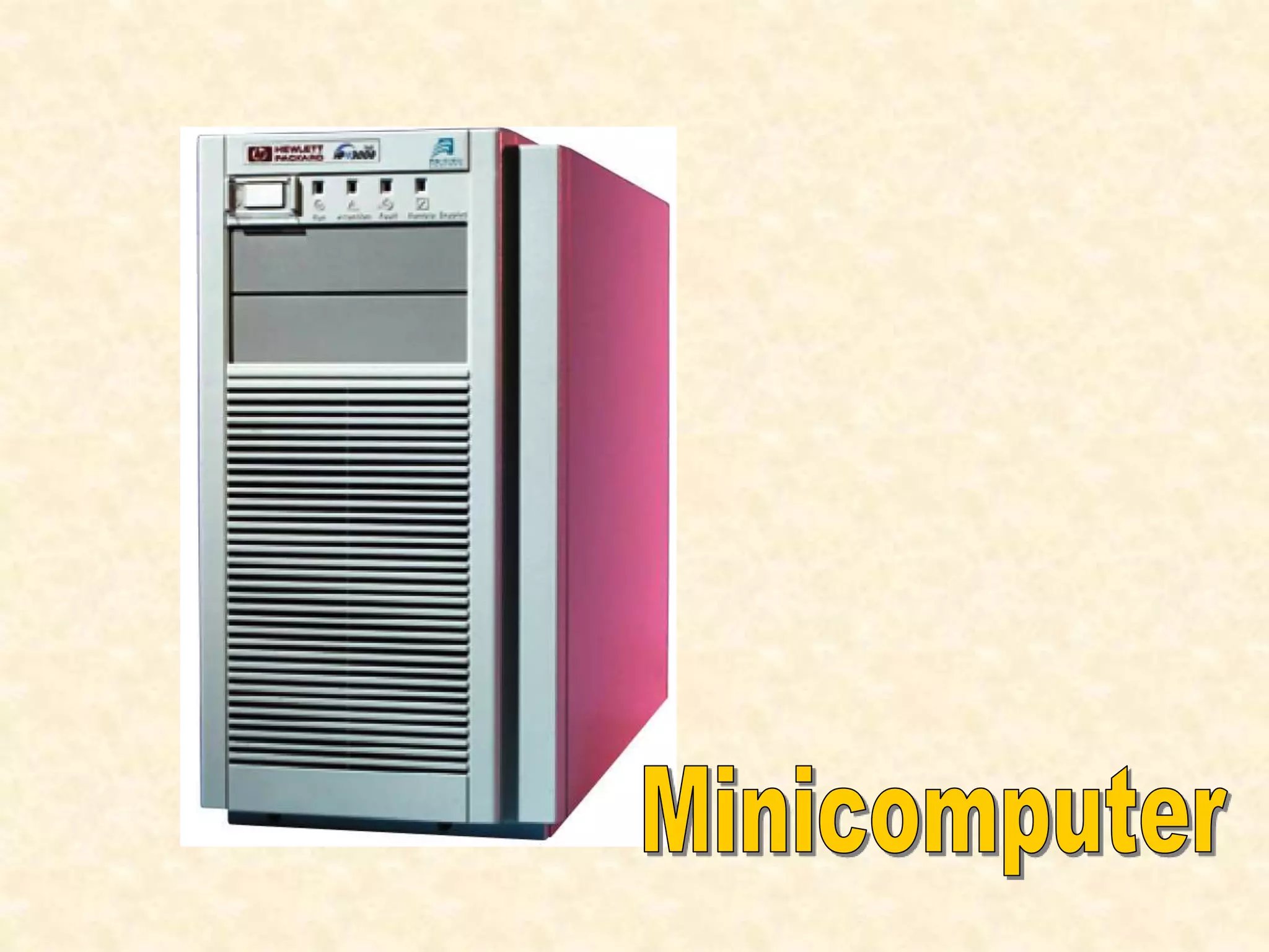 Classification of computers (- Minicomputers) (Microcomputers) | PPT