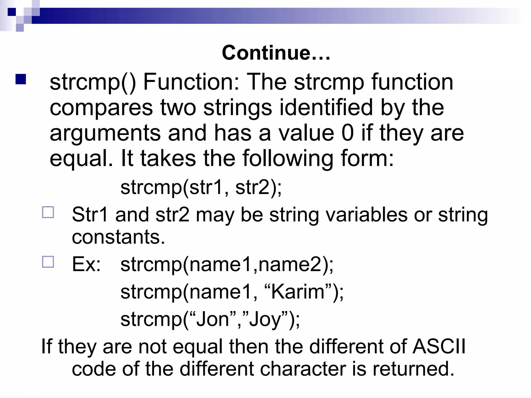 Chap 8(strings) | PPT