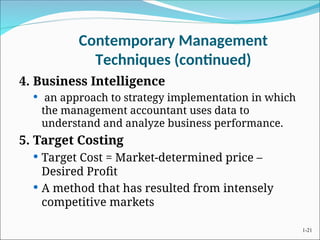 introduction to cost management and strategy | PPT