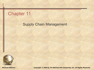 Chapter 11 Supply Chain Management 