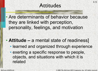 HBO Handout Chapter 3 (Individual Differences and Work Behavior) | PPT