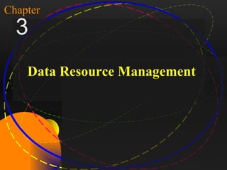 1

Chapter
   3
        Data Resource Management




McGraw-Hill/Irwin   Copyright © 2004, The McGraw-Hill Companies, Inc. All rights reserved.
 