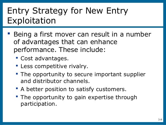 Entrepreneurial Strategy Generating And Exploiting New Entries