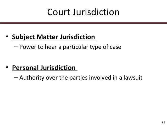 subject matter jurisdiction Subject matter jurisdiction is the court's authority to decide the issue in controversy such as a contracts issue, or a civil rights issue. subject matter jurisdiction Subject matter jurisdiction is the court's authority to decide the issue in controversy such as a contracts issue, or a civil rights issue.
