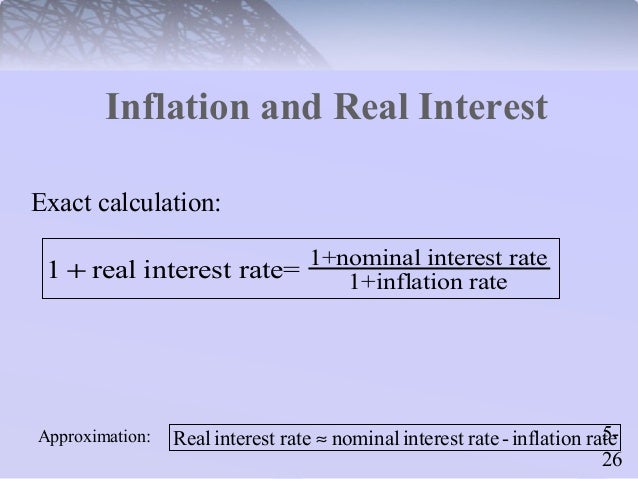 how to calculate rate of inflation