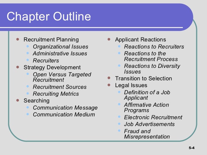 targeted selection process