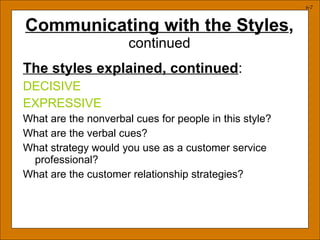 CustomerServiceChap6 | PPT
