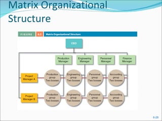 Matrix Organizational Structure 