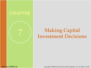 Making Capital Investment Decisions 