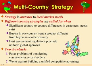 Chap007 competing in foreign markets | PPT