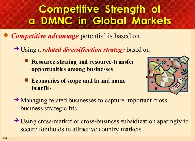 A diversification strategy based on resource sharing