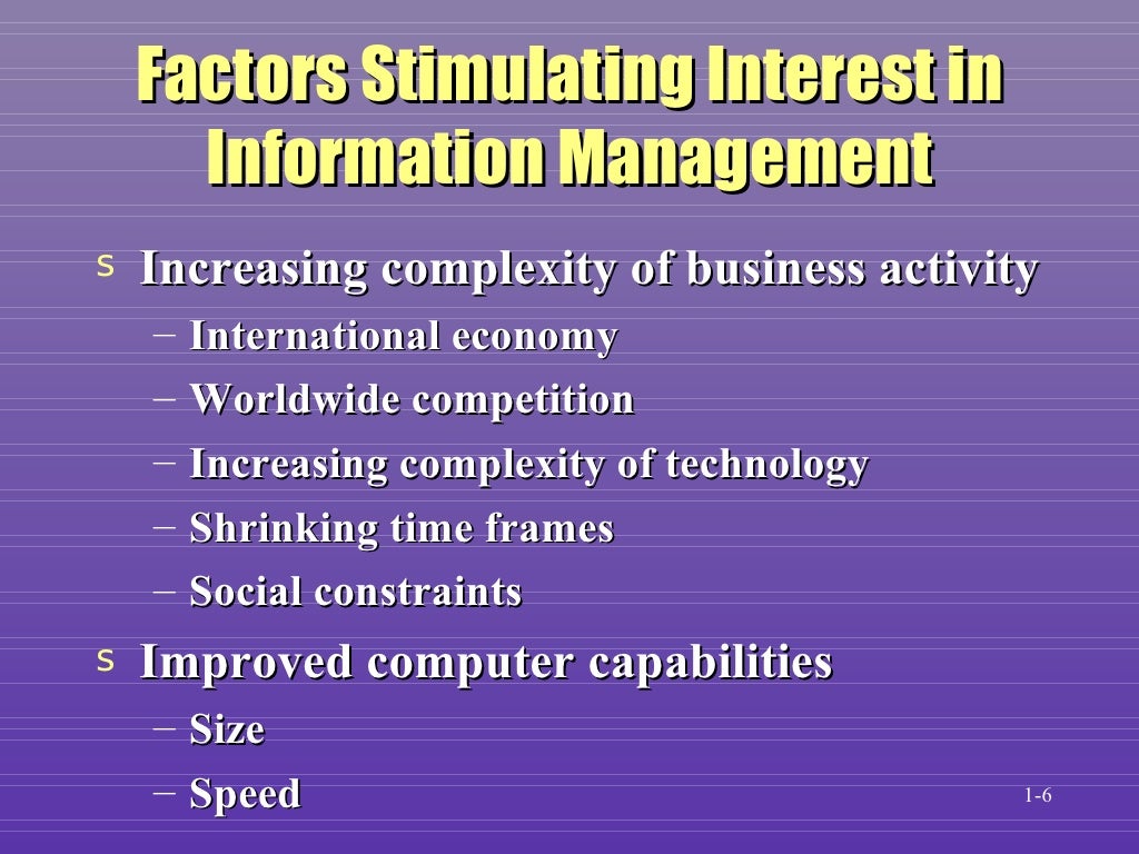 Introduction to the ComputerBased Information System