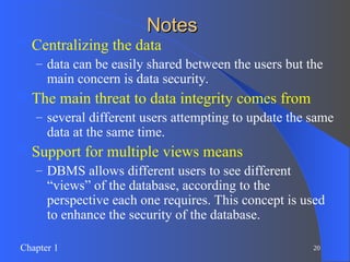 Introduction Database and Database Users | PPT