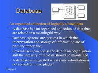 Introduction Database and Database Users | PPT