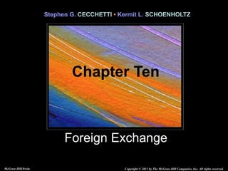Stephen G. CECCHETTI • Kermit L. SCHOENHOLTZ
Foreign Exchange
Copyright © 2011 by The McGraw-Hill Companies, Inc. All rights reserved.
McGraw-Hill/Irwin
Chapter Ten
 