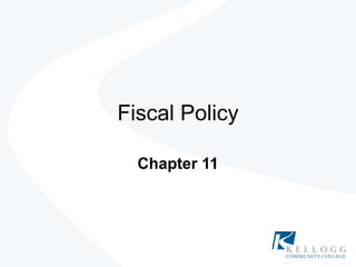 Fiscal Policy Chapter 11 