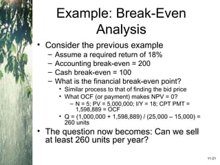 Project Analysis and Evaluation CHAPTER 11 | PPT