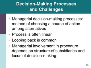 CH 11 MANAGEMENT DECISION AND CONTROL | PPT