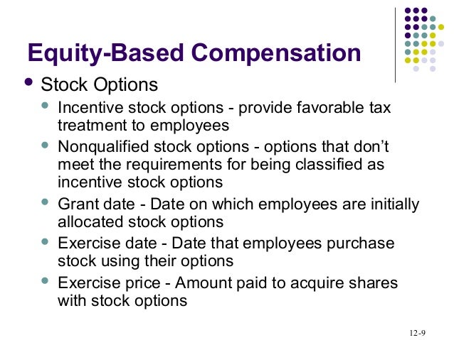 Tax on exercise of incentive stock options