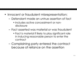 Chapter 13 – Reality of Consent | PPT