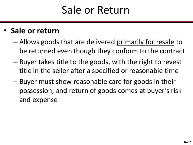 sale or return agreement template 115 chap013 sales contracts formation title risk sale or return agreement template 115 chap013 sales contracts formation title risk