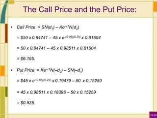 option valuation | PPT