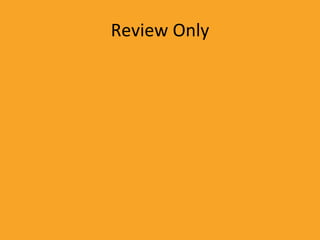 Review Only 