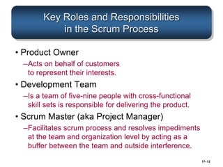 3 Key Roles An Introduction of Agile Project Management | PPT