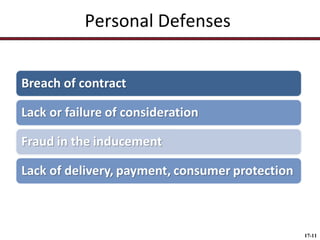 Personal Defenses

17-11

 