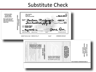 Substitute Check

 
