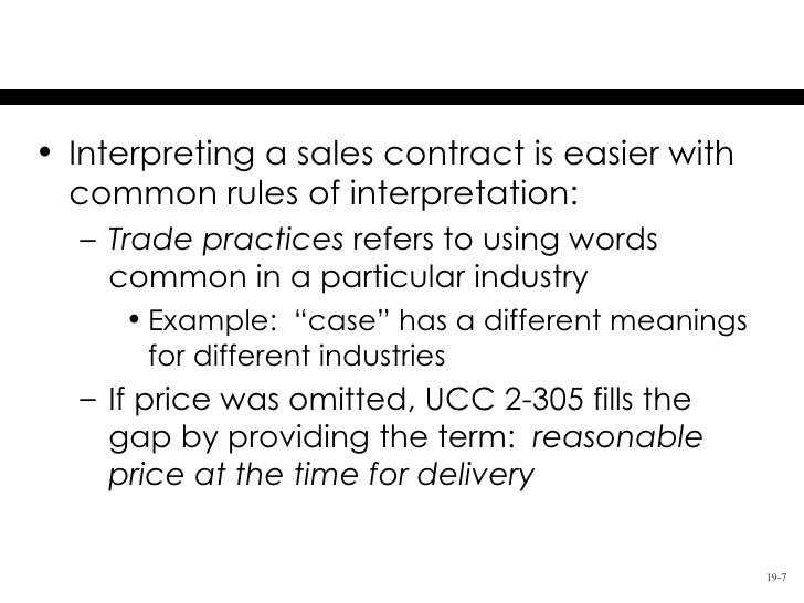 2 ucc contract formation article Sales of â Terms Chapter of Contracts Formation 19 2 ucc contract formation article Sales of â Terms Chapter of Contracts Formation 19
