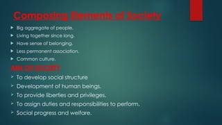 Basic concepts of sociology introduction to society | PPTX