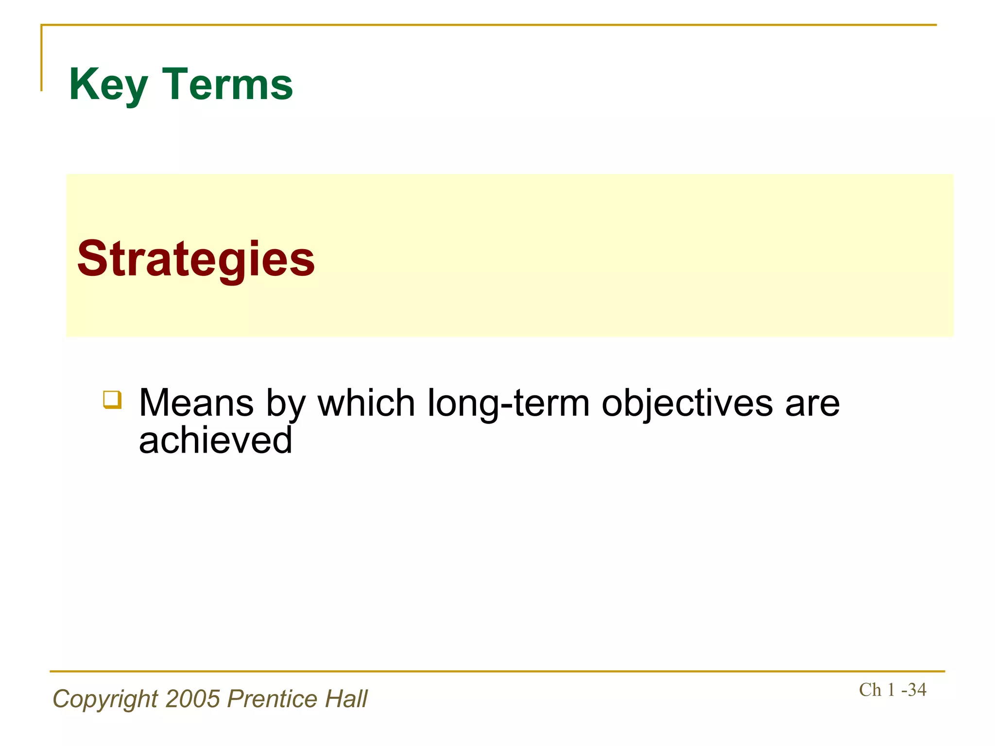 The Nature of Strategic Management | PPT