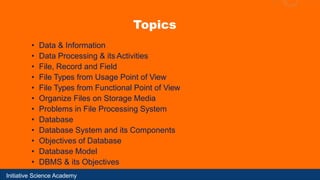 MS ACCESS AND C CHAPTER NO 1 OF COMPUTER SCIENCE | PPTX