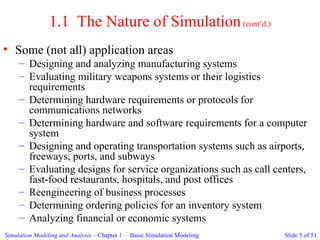Steps in simulation, advantages and disadvantages, system and its ...