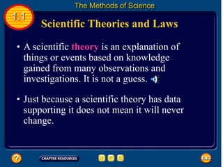 Glencoe Physical Science Chapter 1, Scientific Method, Graphing, Nature ...