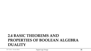 Digital Logic Design presentation Boolean Algebra and Logic Gates.pptx