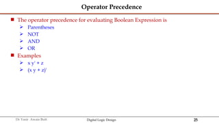 Digital Logic Design presentation Boolean Algebra and Logic Gates.pptx