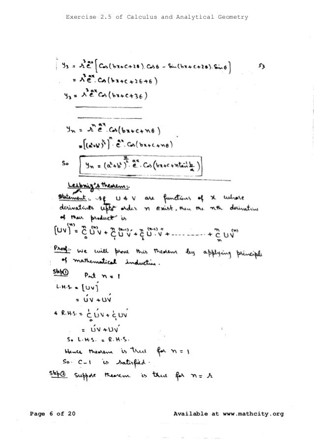 Chap02 Solutions Ex 2 5 Calculus