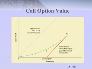 Call Option Value 
23-20 
 