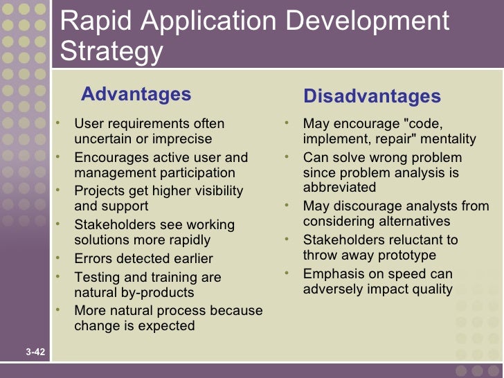 impact of rapid application development rad Rapid application development (rad) describes a method of software rad inherently has the same beneficial impact on the components. impact of rapid application development rad Rapid application development (rad) describes a method of software rad inherently has the same beneficial impact on the components.