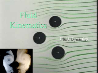 Fluid
Kinematics
Fluid Dynamics
 