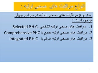 PHC or Primary Health Care in public health | PPTX