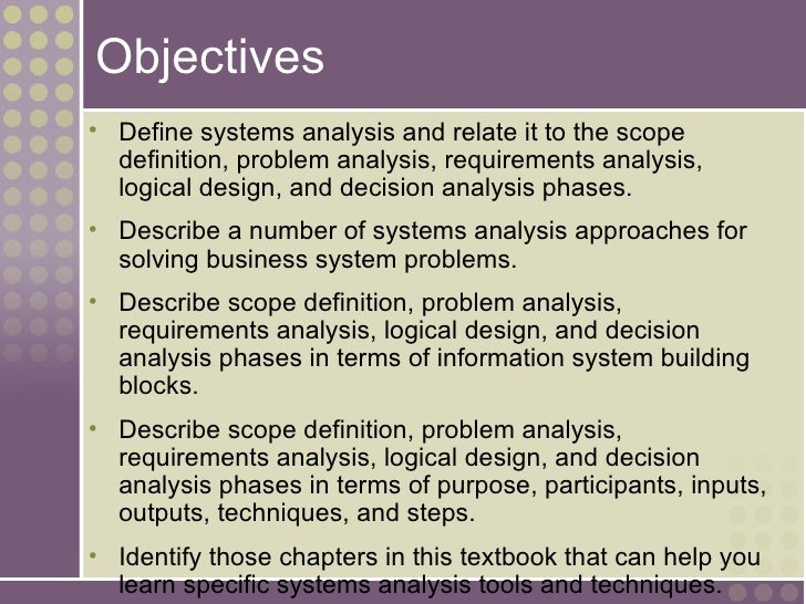 Scope definition phase+system analysis and design — img 2