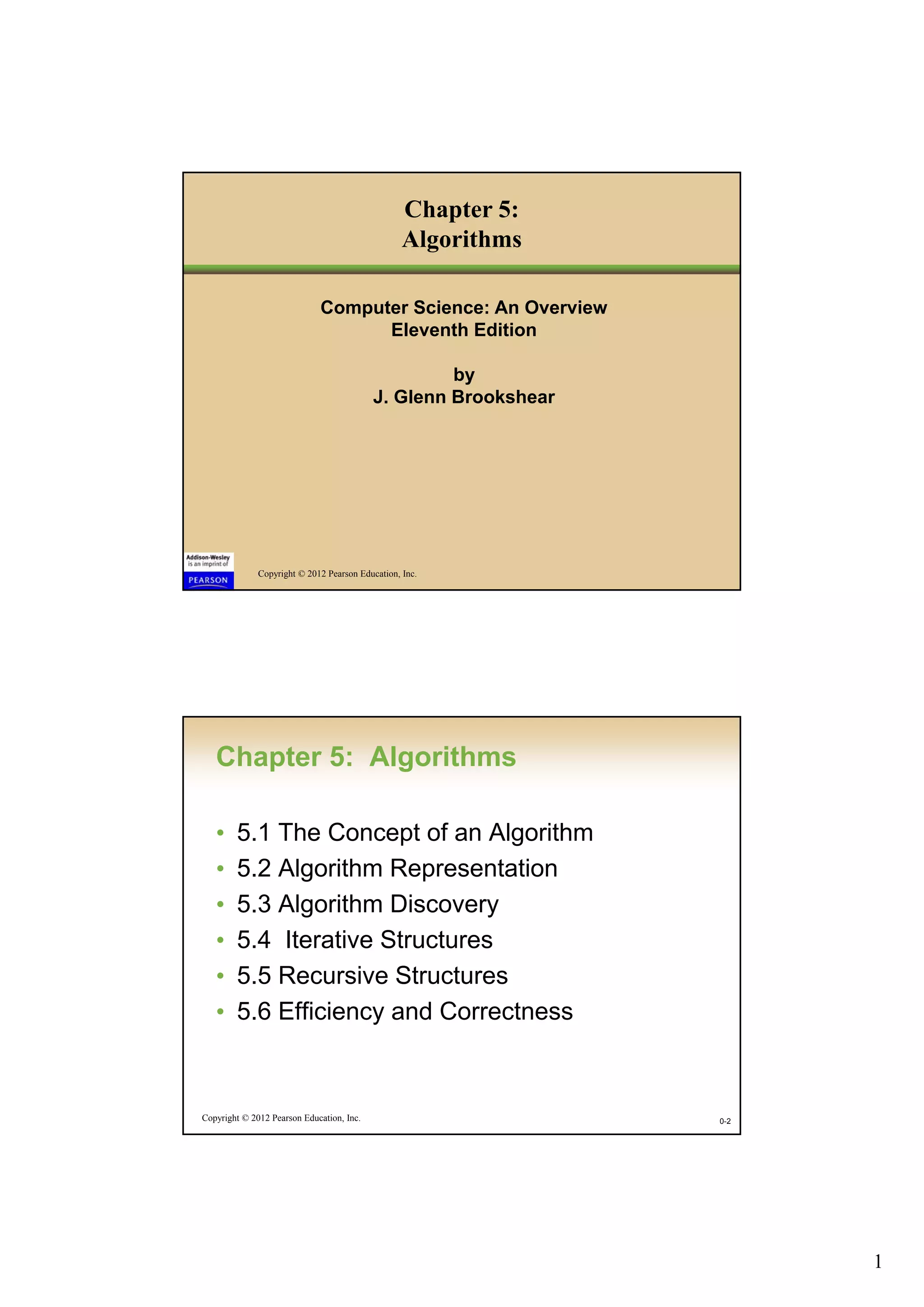 Chap05 algorithms | PDF