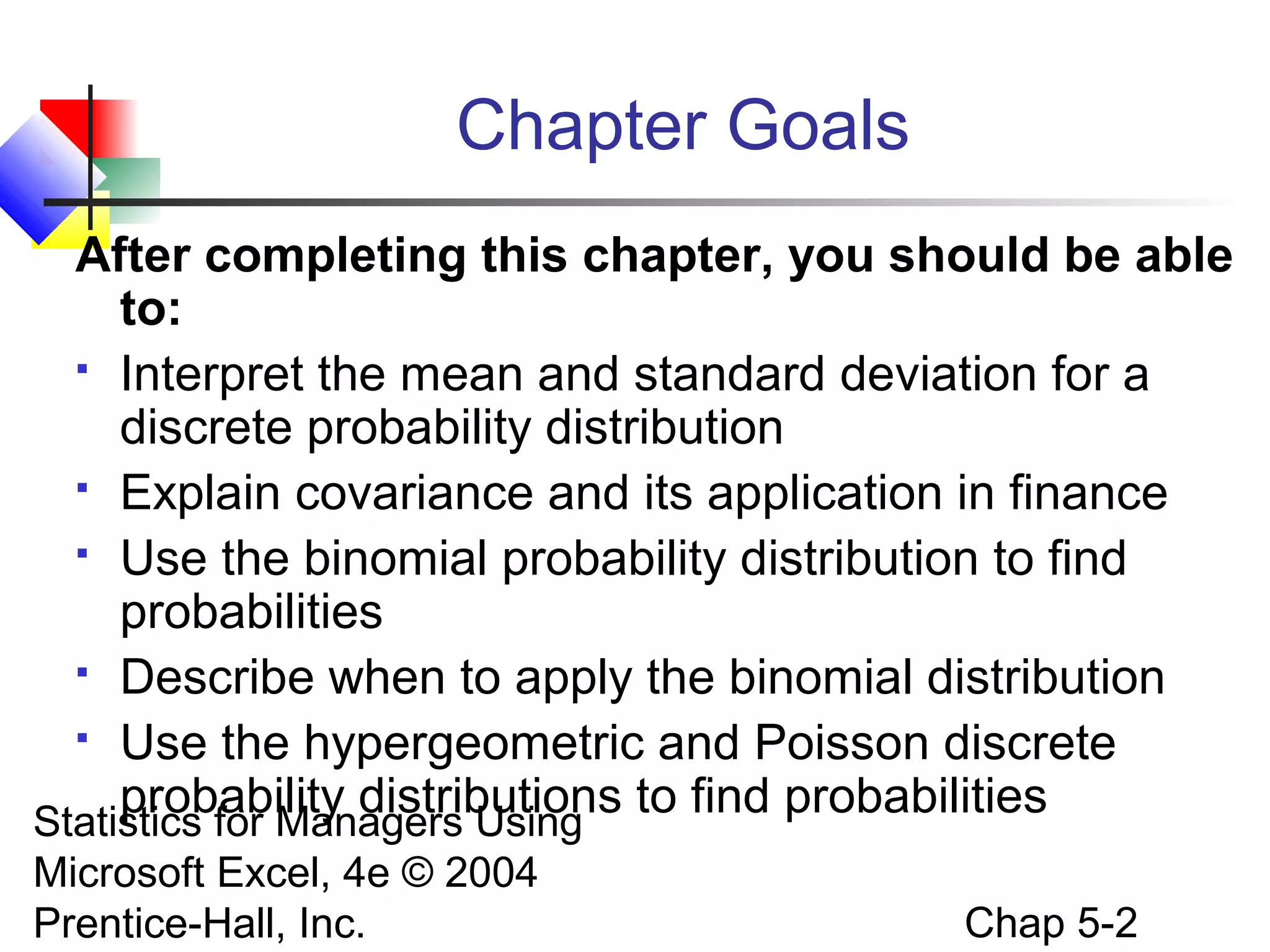 Some Important Discrete Probability Distributions | PPT